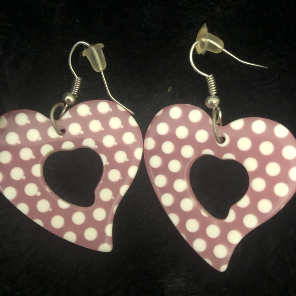 HEART EARRINGS - Picture 2 of 3